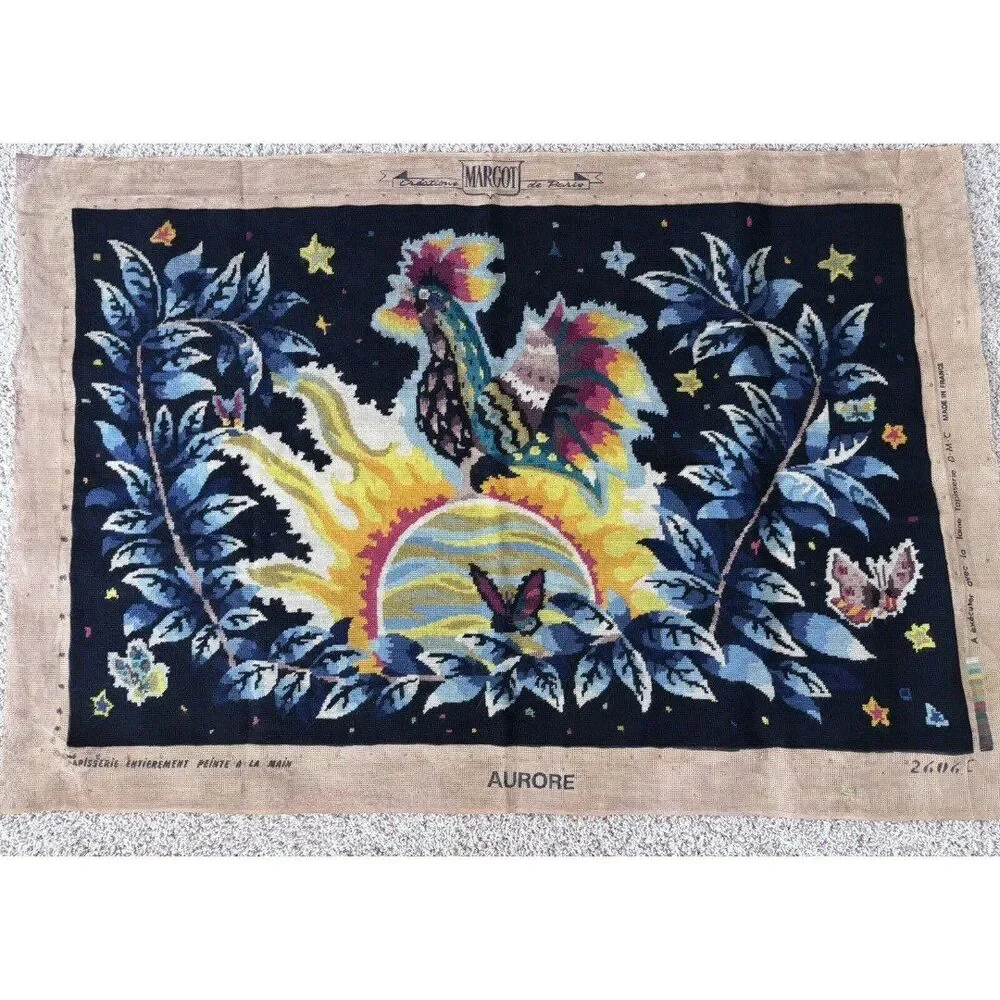 Tapestry Wall Hanging Margot de Paris Aurore Completed Needlework Sunrise